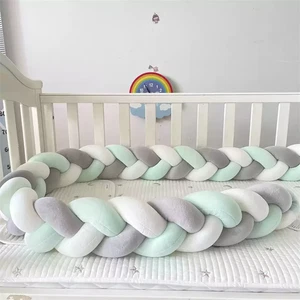 Ins New Baby Three Strand Braid Bedside anti Fall Rail Hand Bed Rails - Picture 1 of 14