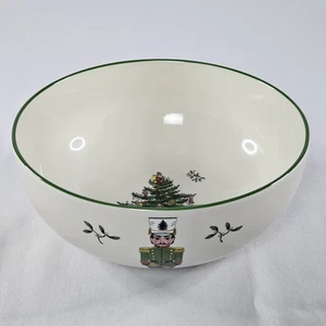 Spode Christmas Tree Nutcracker Bowl 8" Large Round Side Dish Mint UNUSED READ⬇ - Picture 1 of 13
