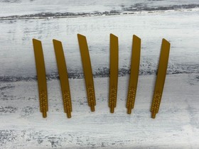 LEGO 6 Ninjago Pearl Gold Golden Dragon Blade 98135 Part 70503 9449 9442