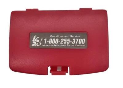 PROJECTCHASE Berry Red Battery Cover Game Boy Color for Nintendo GBC Replacement Door New