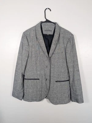 JOHN VARVATOS Jacket 50 Hook Gray plaid Cotton linen - Image 1 of 4