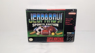🎮 Jeopardy! Sports Edition – SNES (Super Nintendo) Factory Sealed CIB🎮 - Image 1 of 4