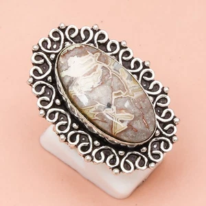 CrezyLace Agate Gemstone Handmade Silver Jewelry "7" - Picture 1 of 6