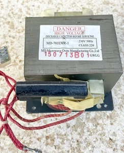 Hochspannungstransformator MD-701EMR-1 für Mikrowelle - Bild 1 von 3