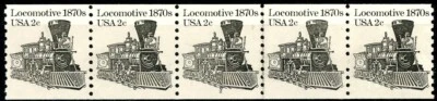 Locomotive 1st Issue "USA 2c" MNH PNC5 Plate 2 Scott's 1897A - Image 1 of 2