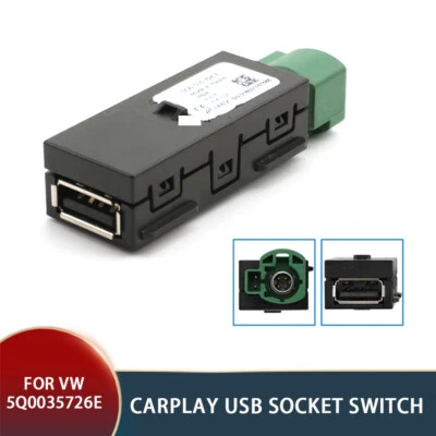MIB2 USB Carplay Media Switch Installer Connecteur pour VW Golf 7 5QD036726E ... - Photo 1/4