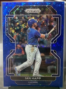 2022 Panini Prizm Ian Happ Blue Donut Circles /199 Chicago Cubs - Bild 1 von 3