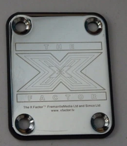 THE X Factor offizielle Gitarrenhalsplatte - Bild 1 von 2
