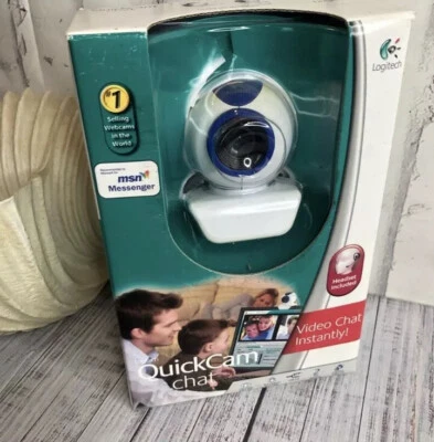 Logitech Quick Cam Chat Web NOS With Software - Image 1 of 4