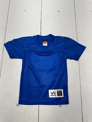 Alleson Blue Athletic Football Practice Jersey Youth Size XS - Image 1 of 4