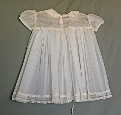 Vintage 1955 Baby Dress, 16" long - Image 1 of 2