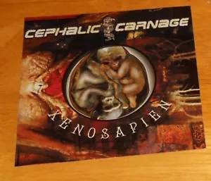 Cephalic Carnage Xenosapien Sticker Original Promo (square) 4x4 - Picture 1 of 2