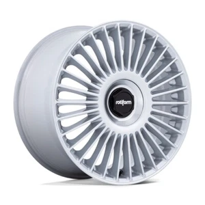 22x10 +35 Rotiform GRZ RC202 5x112,5x120 Gloss Silver Wheels (Set of 4) - Picture 1 of 3