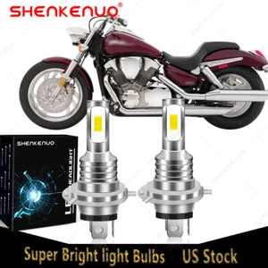 Ultra Bright LED headlight bulbs for Honda VTX1300R Retro 2005-2009 motorcycle - Picture 1 of 16