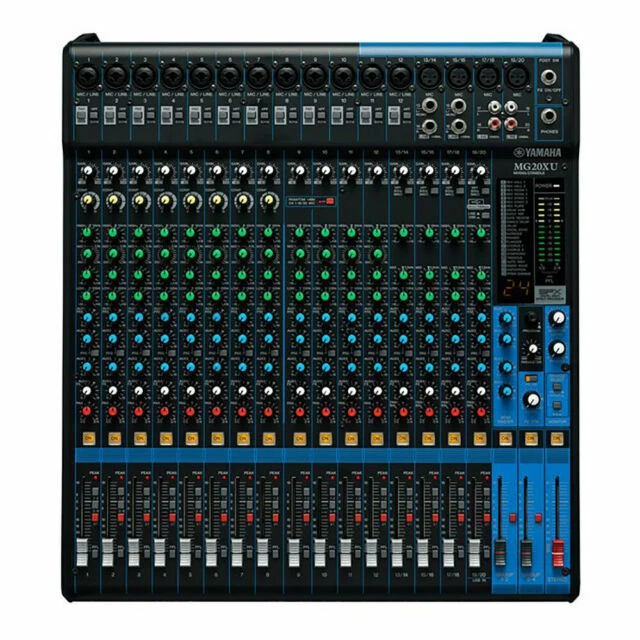 Yamaha MG20-XU 20-Channel Analog Mixer with USB and FX Effects