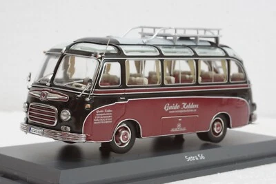 Setra S6 brown/red, 450284300, Schuco 1:43 - Image 1 of 4