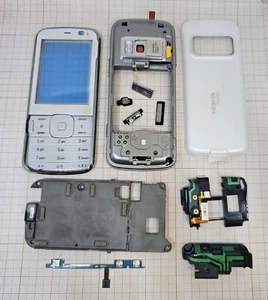 100% Original Nokia N79 Full Cover parts MIX White+keypad latin NEW EOL ITEM - Picture 1 of 2
