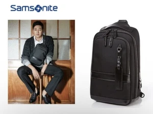Samsonite BENSON Sling Bag GJ509004 NWT Tote & Cross Bag Black 34x21.5x10cm - Picture 1 of 12