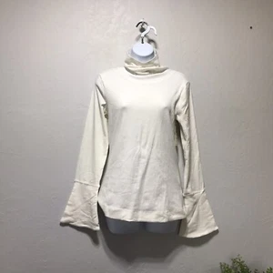 Camicia donna Intimately Free People taglia L campana manica lunga girocollo avorio - Foto 1 di 11