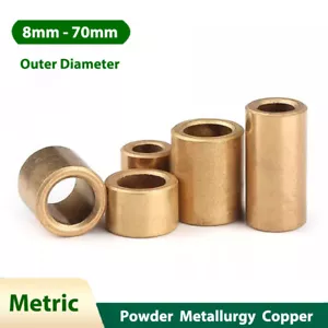 Oilite Gleitbuchse Lagerhülse Bronze Unterlegscheibe Distanzstück metrisch Innendurchmesser 4 mm - 60 mm - Bild 1 von 6