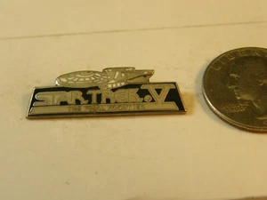 1989 Paramount Pictures Star Trek V The Final Frontier pin - Imagen 1 de 2