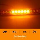 Flash Lamp Emergency Strobe Warning Light 6500K 12V 12Led Yellow Lighting Signa