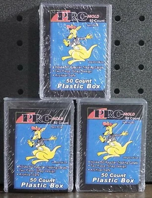 (3) 50 Count Storage Snap-Boxes Pro-Mold NEW Unused - Image 1 of 4