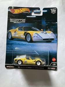 NEU Hot Wheels Premium Car Culture Exotic Envy '69 ALFA ROMEO 33 STRADALE 1:64 - Bild 1 von 2