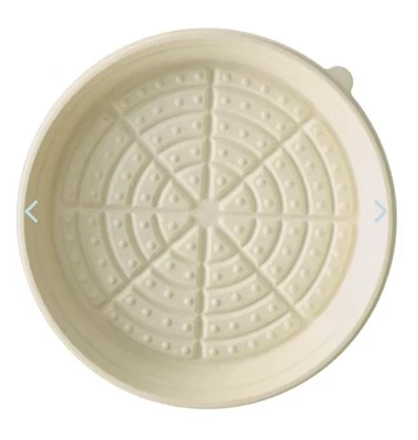 World Centric PR-FB-8-LFS Fiber 8" Pizza Tray - 200 / CS - Image 1 of 2