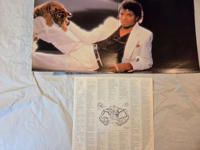 MICHAEL JACKSON THRILLER EX LP ORIG 1982 EPIC GATEFOLD W/ INNER SLEEVE - Image 1 of 4