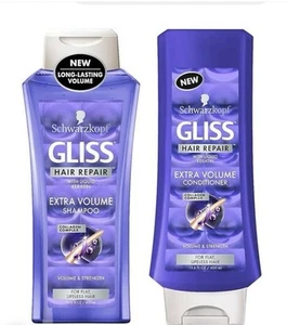 Schwarzkopf GLISS Hair Repair Extra Volumen Conditioner flüssiges Keratin 13,6 Oz. - Bild 1 von 1