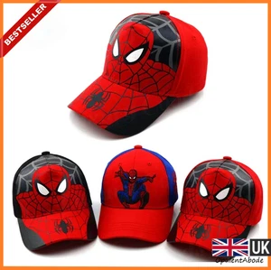 Spiderman Baseball Cap Children Boys Summer Beach Kids Outdoor Sun Hat snapback - Picture 1 of 7