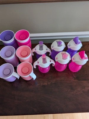 Munchkin 批量 12 杯 Munchkin Miracle 和 Munchkin 点击锁 — 第 1/4 张图片