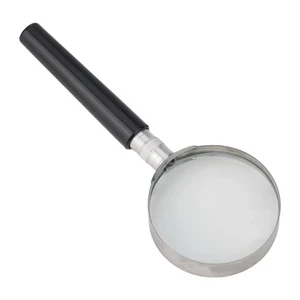 Magnifier Magnifier Magnifying 50mm Compact Glass Handle Handheld Lightweight - Picture 1 of 12
