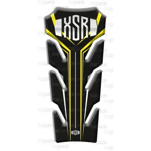 Protector de deposito negro amarillo para Yamaha XSR - Picture 1 of 1