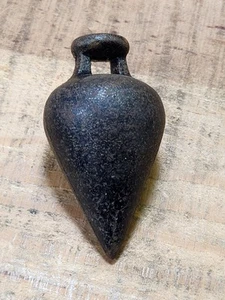 VINTAGE PLUMB BOB 7.8 OZ. 2 3/4" LONG X 1 1/2" WIDE RB - Picture 1 of 7