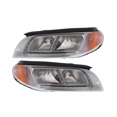 For 2008-2012 Volvo S80 Headlight Driver and Passenger Side DOT w/Bulbs - Image 1 of 4