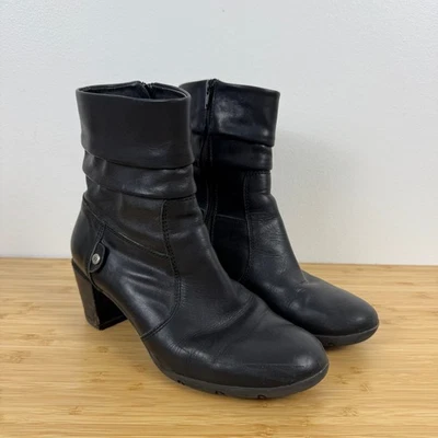 Wolky Colville Botas Plegables de Cuero Negro para Mujer Talla 41 9-9.5 Foto 1 de 4