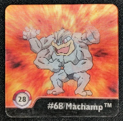 Machop Machoke Machamp Action Flipz 28 Holo Series One Artbox 3D Lenticular 1999 - Image 1 of 2