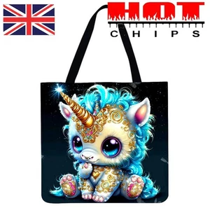 Unicorn-Large Capacity Linen Tote Bag *AU - Picture 1 of 1