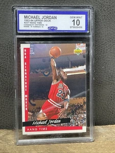 Michael Jordan 1993-94 Upper Deck #237 Hang Time Graded Mint 10  - Picture 1 of 2