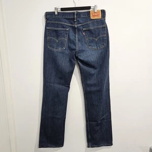 Pantalones de mezclilla Levis 514 para hombre W36 L34 regular pierna recta medio azul lavado cremallera mosca - Imagen 1 de 13
