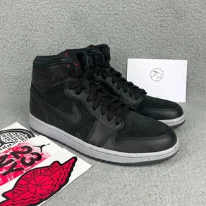 Jordan 1 High Men 8.5 Shoe Black Grey NYC 23NY Nike Air Retro OG 2016 Sneakers 1 - Picture 1 of 13