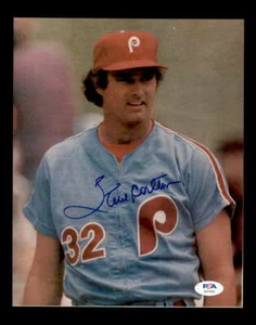Steve Carlton PSA DNA Coa Hand Signed 8x10 Phillies Photo Autograph - Picture 1 of 3