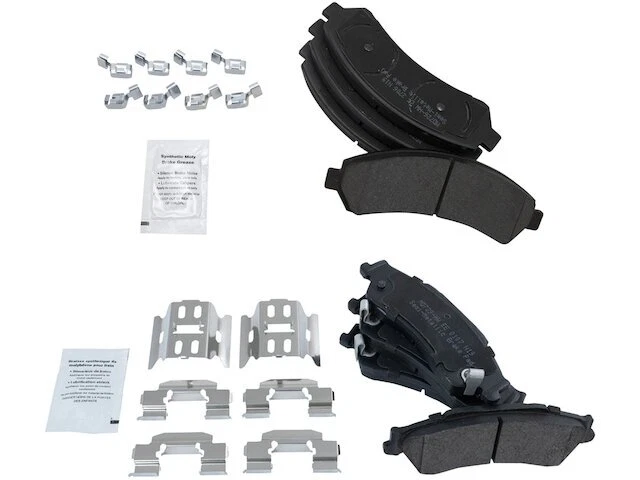 Juego de pastillas de freno semimetálicas TRQ para GMC Jimmy 1997-2001 4x4 36HGTX Foto 1 de 1