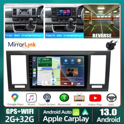 Für VW T6 Transporter Multivan Apple Carplay Android 13 Autoradio GPS DSP Navi - Bild 1 von 4