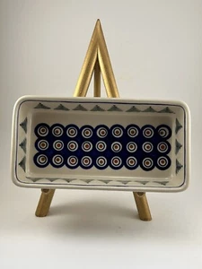 Boleslawiec Polish Pottery Christmas Tree Rectangular Baking Dish Serving - Picture 1 of 11