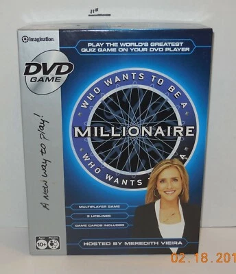 Imagination DVD Game Who Wants to be A Millionaire 100% Complete - Image 1 of 3