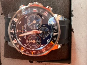 Beautiful Blue faced Corum Adrimals cup 44mm watch with box etc , excellent con. - Picture 1 of 7