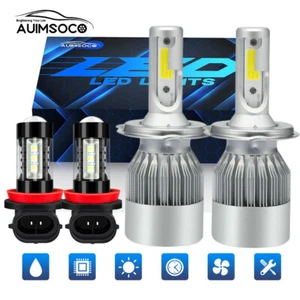 For 2008-2010 Toyota Highlander Sport Utility 4-Door LED Headlight + Fog Bulbs - Picture 1 of 17